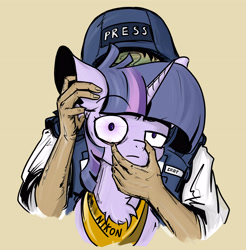 Size: 3681x3740 | Tagged: safe, twilight sparkle, human, g4, camera, journalist, nikon