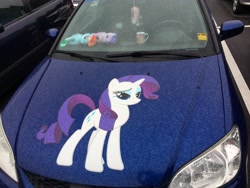 Size: 3264x2448 | Tagged: safe, rarity, galacon, g4, 2014, car, irl, photo