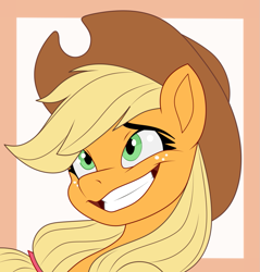 Size: 1075x1126 | Tagged: safe, artist:sage-o-matic, applejack, earth pony, pony, g4, cowboy hat, hat