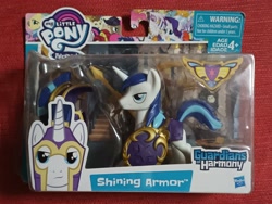 Size: 4000x3000 | Tagged: safe, artist:dingopatagonico, shining armor, unicorn, g4, guardians of harmony, horn, solo, toy