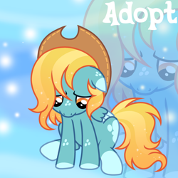 Size: 1280x1281 | Tagged: safe, artist:vi45, oc, pegasus, pony, female, hat, mare, solo