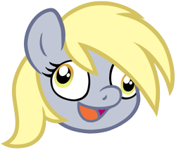 Size: 705x602 | Tagged: safe, artist:luminairous, derpy hooves, pegasus, pony, g4, derp, emotes, female, mare, simple background, solo, transparent background, zine:equestria escapades