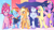 Size: 3840x2160 | Tagged: safe, artist:sololinneaa, applejack, fluttershy, pinkie pie, rainbow dash, rarity, twilight sparkle, alicorn, earth pony, pegasus, pony, unicorn, g4, clothes, female, hoof shoes, horn, jacket, jewelry, lesbian, looking at each other, looking at someone, mane six, mare, older, older applejack, older fluttershy, older mane six, older pinkie pie, older rainbow dash, older rarity, older twilight, older twilight sparkle (alicorn), peytral, regalia, scarf, ship:appledash, shipping, twilight sparkle (alicorn), wallpaper, zine:equestria escapades