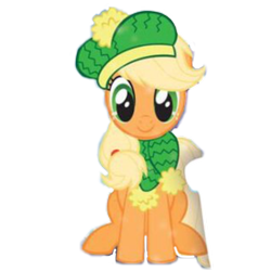 Size: 3464x3464 | Tagged: safe, artist:siobhfitz1798, edit, edited screencap, screencap, applejack, earth pony, g4, clothes, not a vector, simple background, transparent background, winter outfit