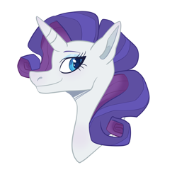 Size: 3000x3000 | Tagged: safe, artist:ponykeda, rarity, pony, unicorn, g4, female, horn, simple background, smiling, transparent background