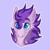 Size: 1920x1920 | Tagged: safe, artist:ponykeda, oc, oc only, oc:violet tempest, pegasus, pony, female, solo