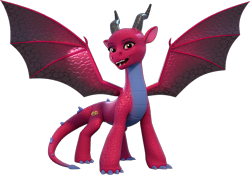 Size: 8931x6304 | Tagged: safe, lava (g5), dragon, g5, my little pony: make your mark, official, g5 brand assets, simple background, solo, transparent background