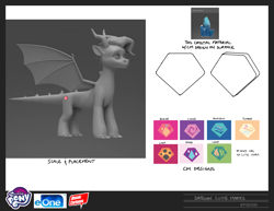 Size: 3300x2550 | Tagged: safe, blaize skysong, dragon, g5, my little pony: make your mark, official, concept art