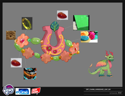 Size: 1024x792 | Tagged: safe, leaf (g5), dragon, g5, my little pony: make your mark, official, concept art