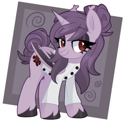 Size: 2349x2290 | Tagged: safe, artist:cinnamontee, oc, alicorn, bat pony, bat pony alicorn, pony, bat wings, female, horn, mare, solo, wings