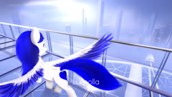 Size: 1920x1080 | Tagged: safe, oc, oc only, pegasus, pony, mirror's edge, solo