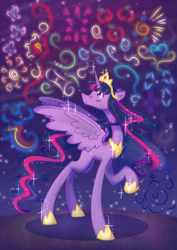 Size: 1240x1754 | Tagged: safe, artist:sparklingdreamz, twilight sparkle, alicorn, pony, g4, applejack's cutie mark, cutie mark, female, fluttershy's cutie mark, hoof shoes, jewelry, mane six cutie marks, mare, peytral, pinkie pie's cutie mark, princess cadance's cutie mark, princess celestia's cutie mark, princess luna's cutie mark, rainbow dash's cutie mark, rarity's cutie mark, regalia, solo, starlight glimmer's cutie mark, sunset shimmer's cutie mark, twilight sparkle (alicorn), twilight sparkle's cutie mark, zine:a spark for us