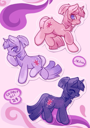 Size: 1005x1422 | Tagged: safe, artist:_n0_face__, twilight sparkle, pony, unicorn, g4, female, mare, solo, unicorn twilight, zine:a spark for us