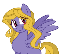 Size: 2013x1700 | Tagged: safe, artist:queertrixie, derpibooru exclusive, lily blossom, pegasus, g4, female, mare, outline, simple background, solo, transparent background