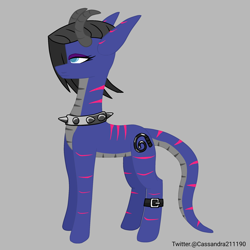 Size: 2000x2000 | Tagged: safe, artist:cassandra211190, oc, dragon, dragon oc, horn, non-pony oc