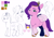 Size: 4132x2919 | Tagged: safe, artist:l211art, pipp petals, pegasus, pony, series:mym ref set, g5, my little pony: make your mark, color palette, cutie mark, female, looking at you, reference sheet, simple background, smiling, white background