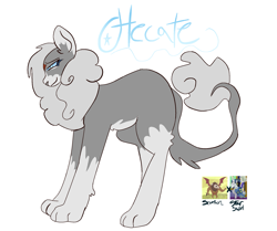 Size: 2105x1758 | Tagged: safe, artist:earth.loser, oc, oc:hecate, big cat, gargoyle, hybrid, lion, unicorn, g4, my little pony: friendship is magic, shadow play, twilight's kingdom, :3, full grown, horn, interspecies offspring, magical gay spawn, my little pony: the protectors of harmony, offspring, older, parent:scorpan, parent:star swirl the bearded, parents:scorswirl, smiley face