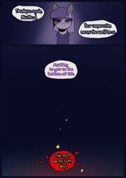 Size: 2733x3866 | Tagged: safe, artist:piesinful, maud pie, comic:unlucky day, fanfic:cupcakes, g4, comic, dialogue, flower, purple background, simple background