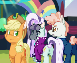 Size: 1240x1024 | Tagged: safe, artist:sapriel omega, applejack, coloratura, svengallop, earth pony, pony, g4, my little pony: friendship is magic, the mane attraction, countess coloratura, meme