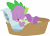 Size: 3567x2575 | Tagged: safe, artist:porygon2z, spike, dragon, g4, bed, eyes closed, hands on belly, male, open mouth, simple background, sleeping, solo, transparent background