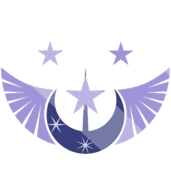 Size: 500x500 | Tagged: safe, derpibooru, .svg available, badge, derpibooru badge, lunar republic, meta, new lunar republic, no pony, simple background, svg, transparent background, vector