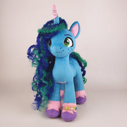 Size: 1200x1200 | Tagged: safe, artist:larsen toys, misty brightdawn, unicorn, g5, advertisement, bracelet, female, horn, jewelry, mare, photo, plushie, sale, solo