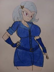 Size: 3060x4080 | Tagged: safe, artist:simbiothero, trixie, equestria girls, g4, traditional art