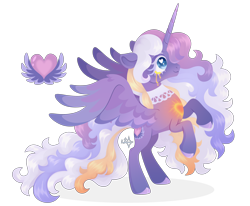 Size: 4000x3300 | Tagged: safe, artist:kabuvee, oc, alicorn, pony, female, mare, simple background, solo, transparent background