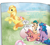 Size: 636x575 | Tagged: safe, idw, butterscotch (g1), hitch trailblazer, izzy moonbow, sunny starscout, earth pony, pony, unicorn, g1, g5, my little pony 40th anniversary special, bow, horn, mane stripe sunny, tail, tail bow