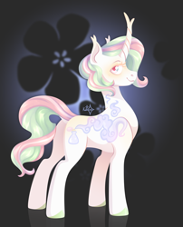 Size: 2172x2692 | Tagged: safe, artist:kabuvee, oc, pony, unicorn, female, horn, mare, solo