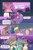 Size: 960x1440 | Tagged: safe, artist:cold-blooded-twilight, applejack, bon bon, fluttershy, lyra heartstrings, mayor mare, pinkie pie, rainbow dash, sweetie drops, twilight sparkle, cold blooded twilight, comic:cold storm, g4, alternate design, blushing, comic, dialogue, glowing, glowing eyes, shivering, speech bubble, sweat, twilighs sparkle