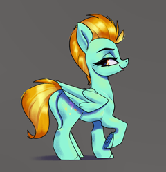 Size: 2300x2400 | Tagged: safe, artist:aquaticvibes, lightning dust, pegasus, pony, g4, solo