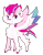 Size: 993x1286 | Tagged: safe, artist:k1ttygam3r, zipp storm, pegasus, pony, g5, band-aid, band-aid on nose, butt fluff, ear piercing, female, leg fluff, mare, piercing, redesign, simple background, smiling, solo, spread wings, tail, transparent background, unshorn fetlocks, wings