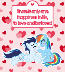 Size: 720x800 | Tagged: safe, artist:soarindasher10, rainbow dash, soarin', pegasus, pony, g4, female, hearts and hooves day, holiday, male, mare, ship:soarindash, shipping, stallion, straight, valentine's day