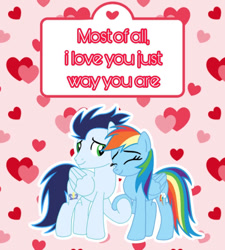 Size: 720x800 | Tagged: safe, artist:soarindasher10, rainbow dash, soarin', pegasus, pony, g4, female, hearts and hooves day, holiday, male, mare, ship:soarindash, shipping, stallion, straight, valentine's day