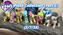 Size: 2266x1270 | Tagged: safe, bon bon, daisy, discord, dj pon-3, doctor whooves, flower wishes, lyra heartstrings, nightmare moon, octavia melody, princess cadance, princess celestia, princess luna, spike, sweetie drops, time turner, trixie, vinyl scratch, alicorn, draconequus, dragon, earth pony, unicorn, g4, collection, horn, link in description, plushie, thumbnail