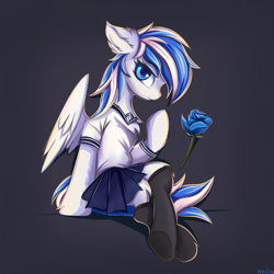 Size: 2048x2048 | Tagged: safe, artist:weiling, oc, oc only, pegasus, pony, cute