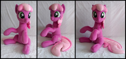 Size: 2036x950 | Tagged: safe, artist:littlefairyswonders, cheerilee, pony, g4, irl, photo, plushie, solo