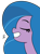 Size: 1998x2686 | Tagged: safe, artist:frownfactory, izzy moonbow, pony, unicorn, g5, eyes closed, female, horn, missing horn, simple background, smiling, solo, transparent background