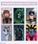 Size: 1781x2048 | Tagged: safe, artist:vilekita, queen chrysalis, cat, changeling, changeling queen, human, squirrel, g4, batgirl, bust, dc comics, doctor doom, female, grin, group, male, marvel, nightcrawler, six fanarts, smiling, squirrel girl, teeth, warrior cats