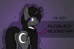 Size: 3424x2272 | Tagged: safe, ai assisted, ai content, artist:rugalack moonstar, oc, oc only, oc:rugalack moonstar, pony, unicorn, banned from equestria daily, clothes, horn, male, suit, ya got