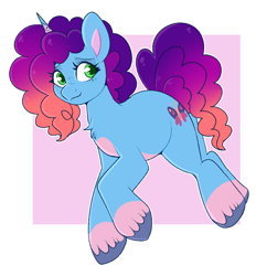 Size: 796x856 | Tagged: safe, artist:lulubell, misty brightdawn, unicorn, g5, female, horn, solo