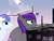 Size: 2880x2160 | Tagged: safe, artist:etheria galaxia, oc, oc only, oc:etheria galaxia, oc:scratch wub, alicorn, pony, unicorn, alicorn oc, cooking, curved horn, duo, duo male and female, female, frying pan, glasses, glowing, glowing horn, gradient background, horn, magic, male, mare, ship:scratchtheria, stallion, unicorn oc, watermark, wings