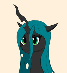 Size: 1048x1132 | Tagged: safe, artist:viaobscura, queen chrysalis, changeling, g4, solo