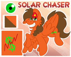 Size: 2500x2000 | Tagged: safe, artist:euspuche, oc, oc:solar chaser, pegasus, female, flower, flower in hair, looking at you, smiling