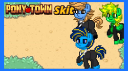 Size: 2266x1270 | Tagged: safe, oc, oc only, oc:blue cookie, oc:golden snap, oc:zesty lime, earth pony, pony, pony town, clothes, earth pony oc, formal wear, link in description, male, stallion, thumbnail, tuxedo, youtube thumbnail