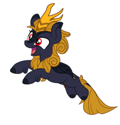 Size: 1900x1980 | Tagged: safe, artist:gmaplay, oc, oc:banshee, kirin, pony, flying, kirin oc, solo