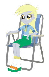 Size: 2900x4548 | Tagged: safe, artist:gmaplay, derpy hooves, a fine line, equestria girls, g4, my little pony equestria girls: better together, sitting, solo