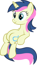 Size: 1920x3381 | Tagged: artist needed, safe, bon bon, lyra heartstrings, sweetie drops, pony, unicorn, g4, belly, female, horn, implied bon bon, mare, meme, palette swap, recolor, simple background, sitting, sitting lyra, solo, transparent background