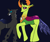 Size: 2105x1758 | Tagged: safe, artist:earth.loser, thorax, oc, oc:appendyx, changedling, changeling, g4, antagonist, antlers, argument, brothers, cute, ears back, implied queen chrysalis, king thorax, male, my little pony: the protectors of harmony, siblings, thorabetes